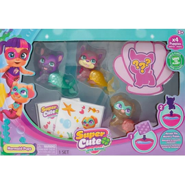 Super Cute Pack Mascotas Sirenas Con Mascota Misteriosa Cta