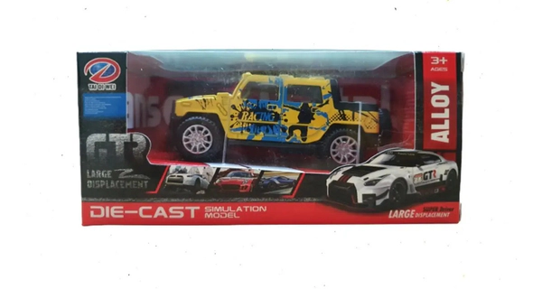 Camioneta 4x4 De Monster Metalica Escala 1:43 Pullback
