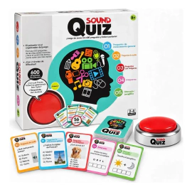 Juego De Mesa Sound Quiz 600 Preguntas +8 Años 2-4 Jugadores