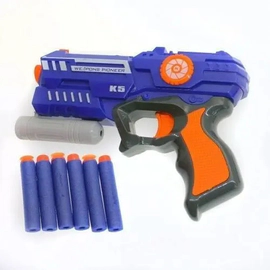 Pistola Batguntle Lanza 6 Dardos Dispara 10 Mt De Distancia