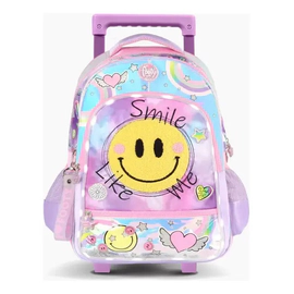 Mochila Con Carro Footy Con Luz Led Y Cierre Reforzado