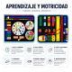 Tablero Libro Sensorial De Tela Didáctico Montessori