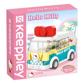 Hello Kitty Mini Bus Bloques Para Armar Vehículo