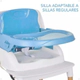 Silla De Comer Plegable Para Bebes 3 En 1 Ok Baby