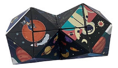 Cubo Mágico Magic Cube Antiestrés Didáctico Giratorio