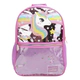 Mochila Escolar Unicornio Con Glitter Estilo Metalizado