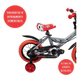 Bicicleta Infantil Rodado 12 Disney Marvel Rueditas Y Manija