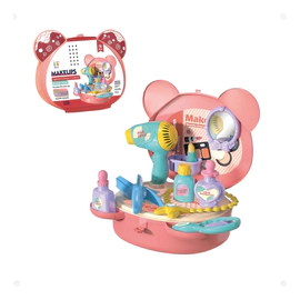 Valija De Osito Con Set De Peluqueria Incluye Accesorios