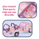 Auto Jeep Camper Lila Nena Con Trailer Y Sonido