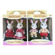 Muñecos X2 Animales Forest Pets Familia Conejitos