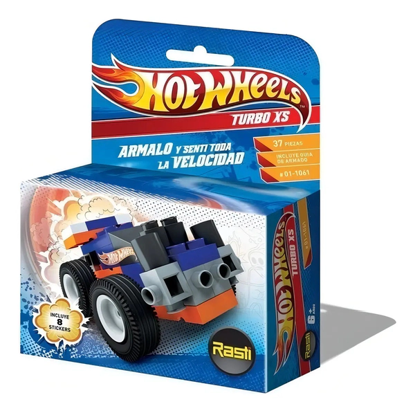 Hot Wheels Bloques Auto Turbo Xs Rasti Coleccionable