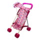 Cochecito Para Muñecas Con Luz Led Estructura Metal Plegable