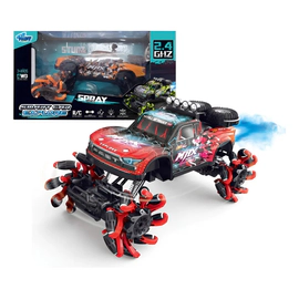 Smart Car Explore Camioneta R/c 4x4 Todo Terreno Lanza Spray en la pista