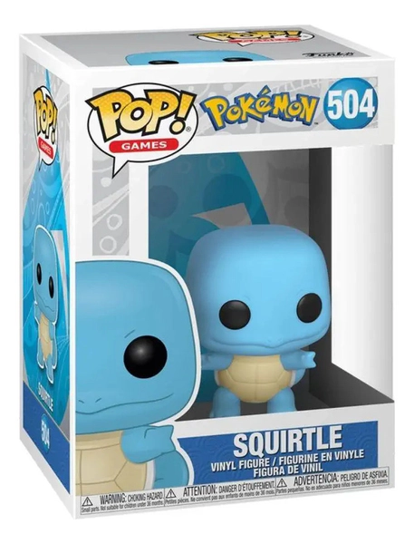 Figura Funko Pop Games Pokémon De Squirtle Coleccionable