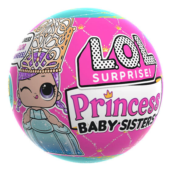 Muñeca Lol Surprise Princesa Baby Sister Collection Surtidas