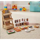 Mini Store Shelf Góndola Simil Madera 21 Piezas