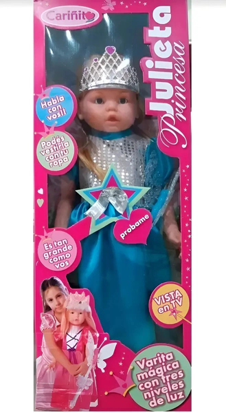 Cariñito Julieta Princesa Con Varita Mágica Original F