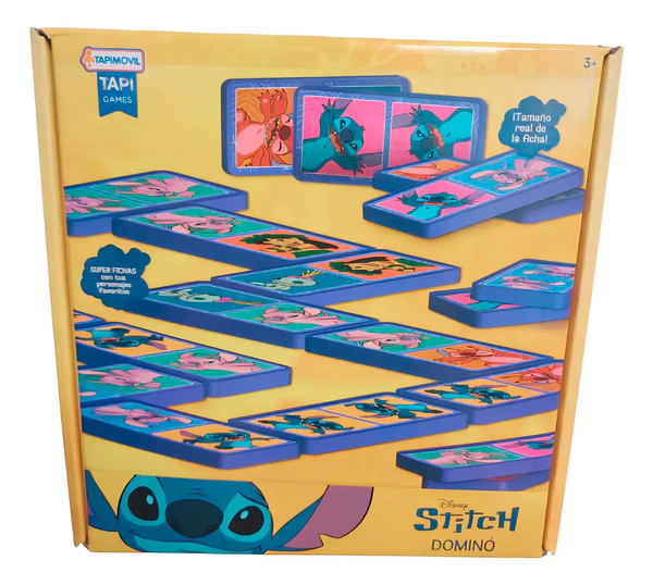 Juego De Mesa Domino Stitch 28 Fichas Gigantes Tapimovil