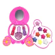 Set De Maquillaje Infantil Beauty Carroza Rosa Con Labiales