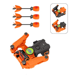 Arco Wrist Bow Lanzador Con Dardos De Espuma A Distancia Naranja