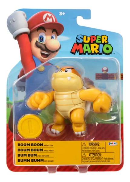 Figura Super Mario Boom Boom Articulada 10 Cm Jakks Original