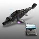 Dinosaurio Mosasaurus Radio Control Y Cámara Hd Por App Azul Mosasaurus