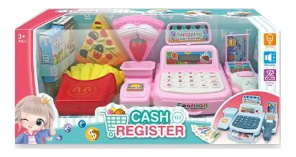 Caja Registradora Con Accesorios Y Scanner C