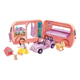 Auto Jeep Camper Nena C/ Caravana Y Accesorios