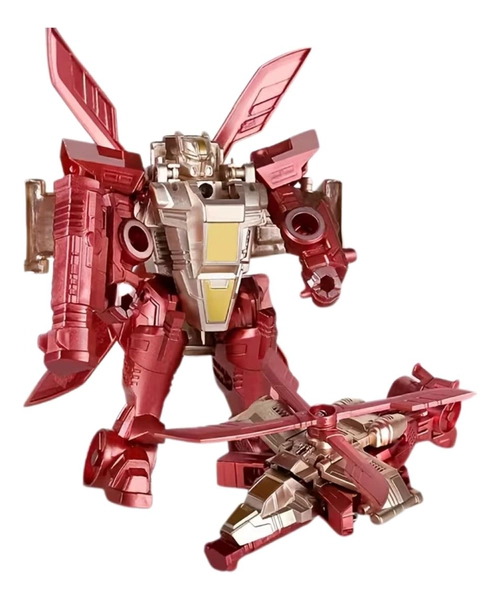 Robot Transformers Warrios Articulado Muñeco Transformers Bordó