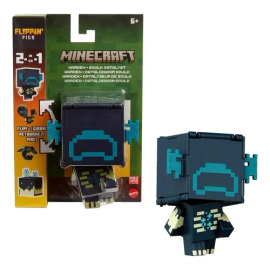 Figura Minecraft Flippin' Figs 2 En 1 Warden + Catalizador