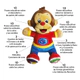 Mono Soft Hug Interactivo Educativo Con Canciones Y Cuentos
