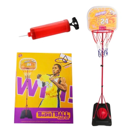 Basquet De Pie Con Soporte Aro Inflador Y Pelota 165cm