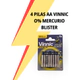 Pilas Aa Vinnic Alcalinas Blister X 4 Unidades 0% Mercurio