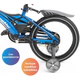 Bicicleta Infantil Rodado 16 Lamborghini Carrozada Rueditas