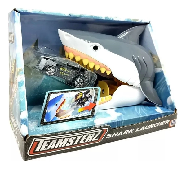 Shark Launcher Vehiculo Con Lanzador Teamsterz