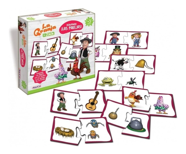 La Granja De Zenon Juego De Mesa Aprendiendo Pareja Original