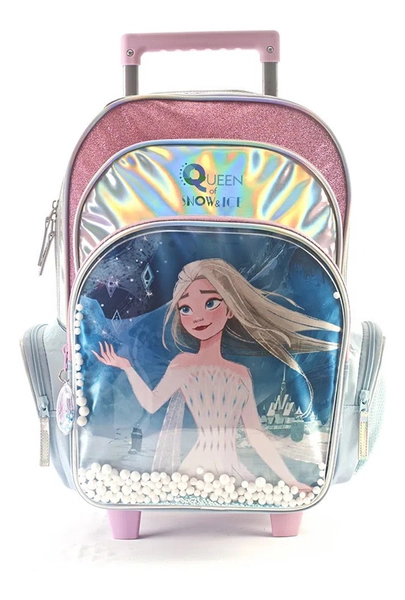 Mochila Frozen Queen Of Snow And Ice Carro 16 Pulgadas