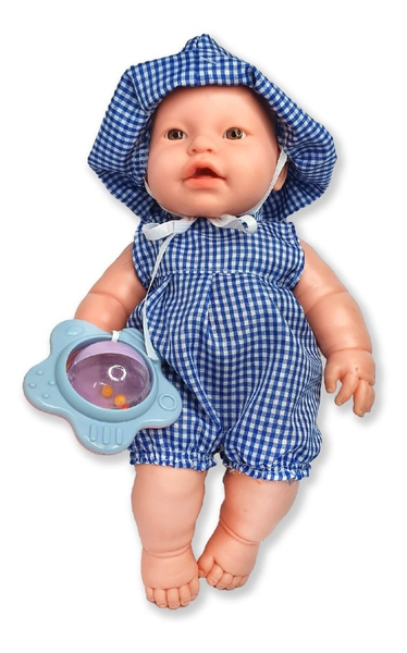 Bebote Tierno Bebe Con Sonajero Y Ropita 30cm. Cariñito