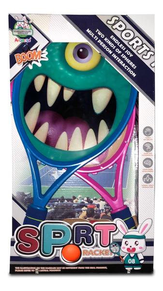 Juego De Bádminton De Tenis Monster De Interior Y Exterior