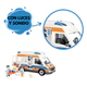 Playset Doctores Medicos C/ambulancia Luz Y Sonido