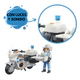 Playset Muñeco Doctor Medico C/motocicleta Luz Y Sonido