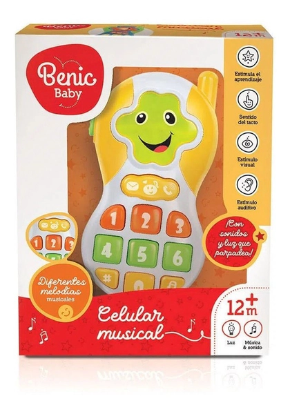 Telefono Interactivo Con Numeros Melodia Y Sonidos