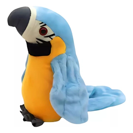 Peluche Loro Hola Lolo Repite Lo Que Dices Multicolor
