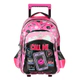 Mochila Footy Con Carro 18l Call Me Con Luz
