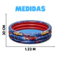 Pileta Inflable 3 Anillos Modelo Spiderman Bestway