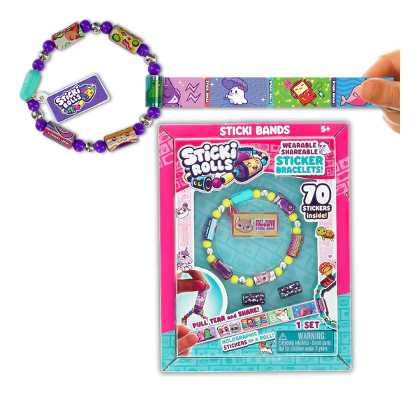 Pulsera Band Sticki Rolls Con Stickers Diseña Tu Estilo