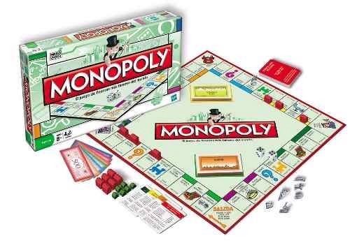 Monopoly Familiar 2-8 Jug Original Juego De Mesa Hasbro