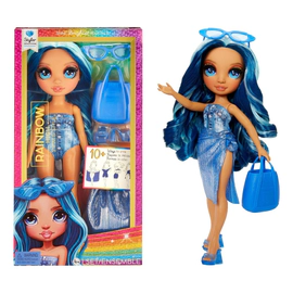 Muñeca Rainbow High Swim & Style Skyler 27cm Original Azul