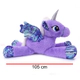 Peluche Unicornio Echado Con Alas 105cm - Orig Phi Phi Toys