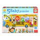 Rompecabezas Puzzle 5 Baby Educa Mod School Bus Envío Gratis